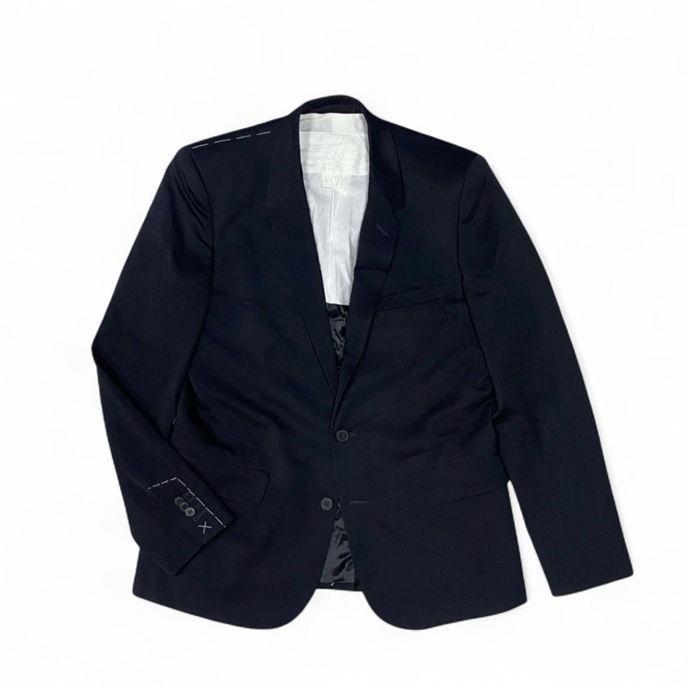 Maison Margiela x H&M two button blazer with white stitch detail